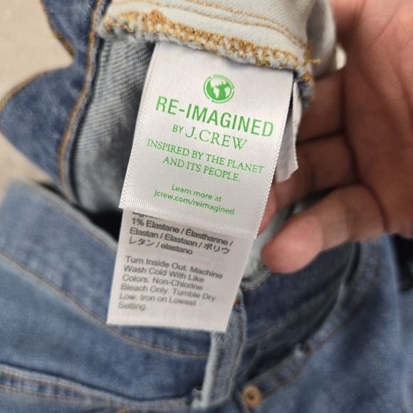 J. CREW Relaxed Fit Boyfriend Jeans Size 25 Straight Leg Ankle Stretchy READ DES - Picture 9 of 12